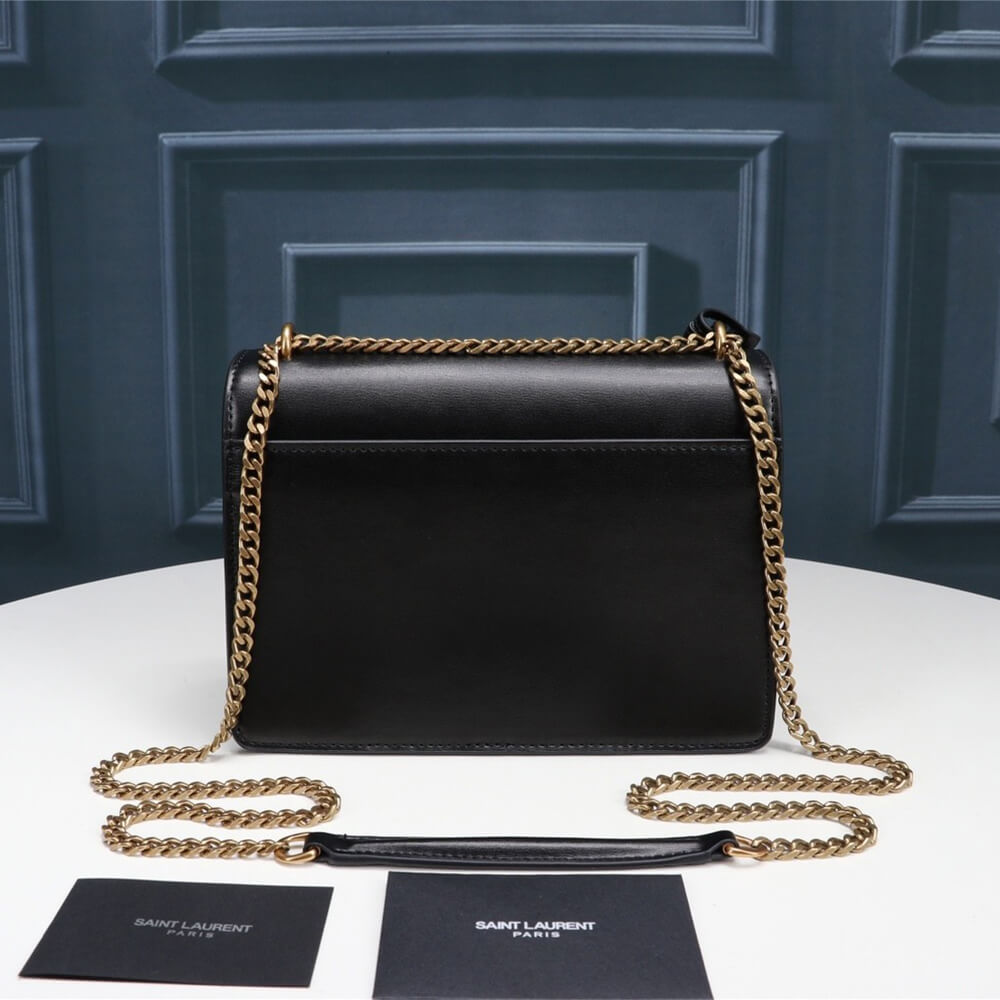 YSL Sunset Medium Chain Bag In Smooth Leather Bag - Image 4