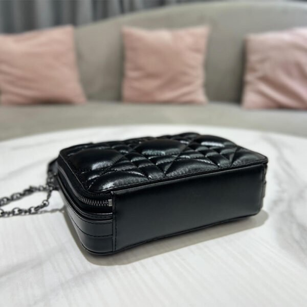 Dior Caro Box Bag With Chain - Image 6
