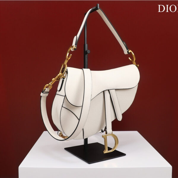 Dior Mini Saddle Bag With Strap - Image 3