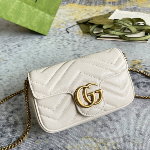Gucci Marmont Matelasse Leather Super Mini Bag - Image 3