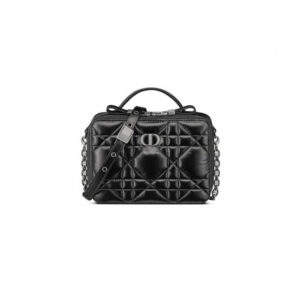 Dior Caro Box Bag With Chain