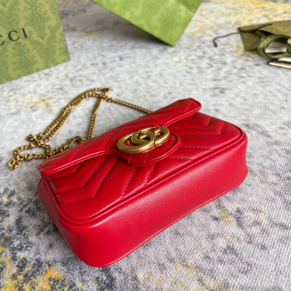 Gucci Marmont Matelasse Leather Super Mini Bag - Image 4