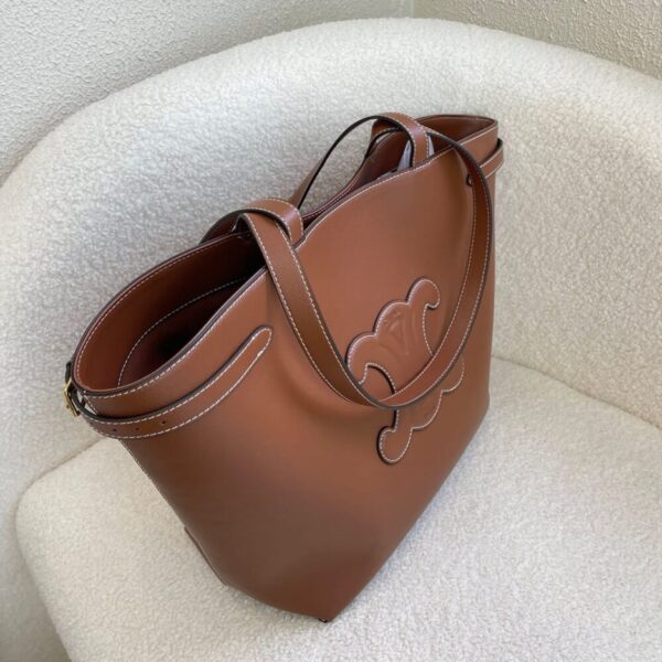 Celine Medium Cabas Anais Cuir Triomphe In Grained Calfskin - Image 5