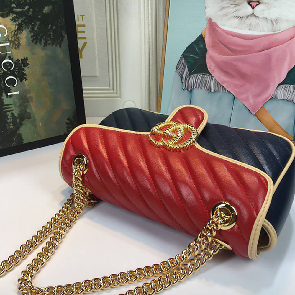 Gucci Marmont Matelasse Shoulder Bag - Image 5