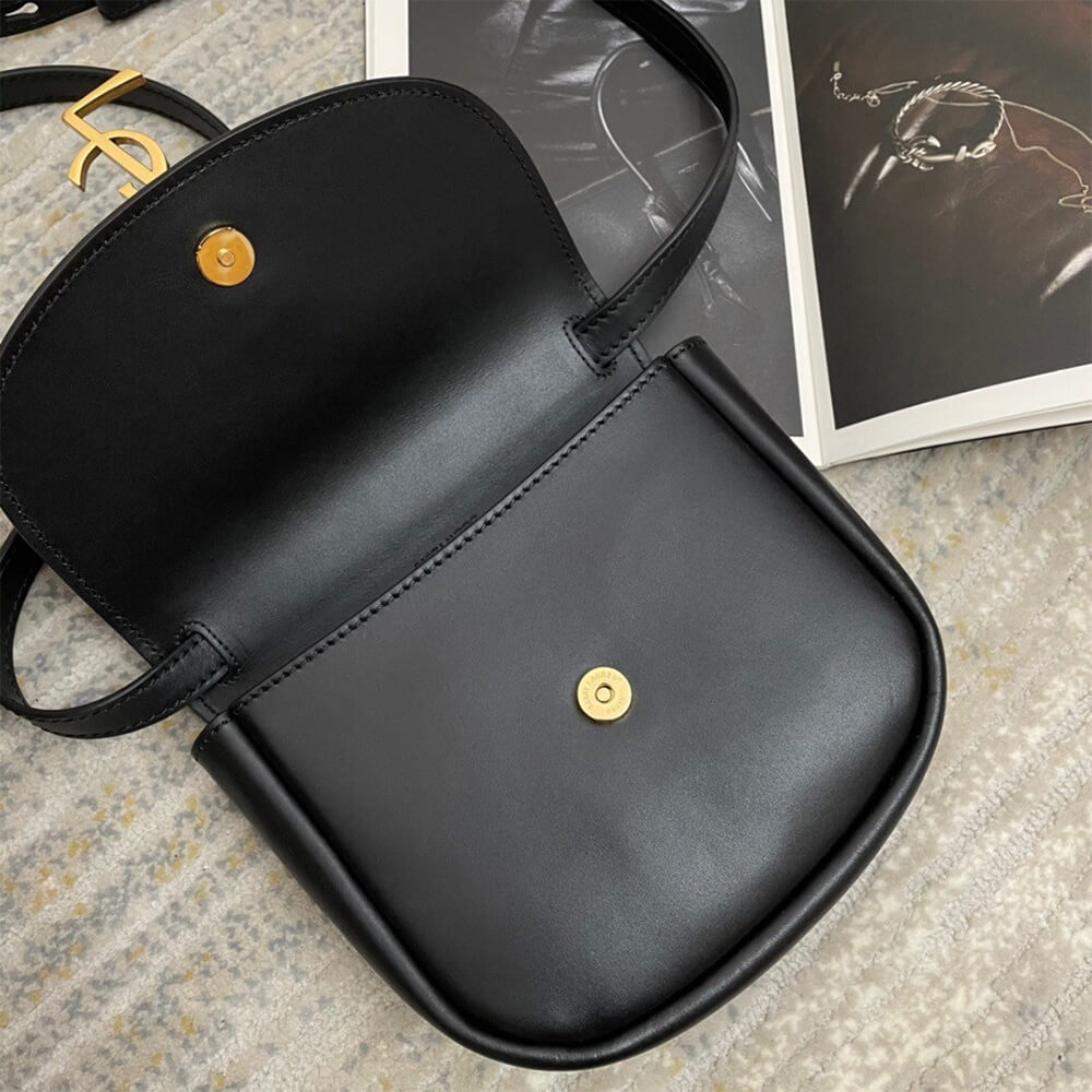 YSL Kaia Small Satchel In Smooth Leather Bag - Image 7