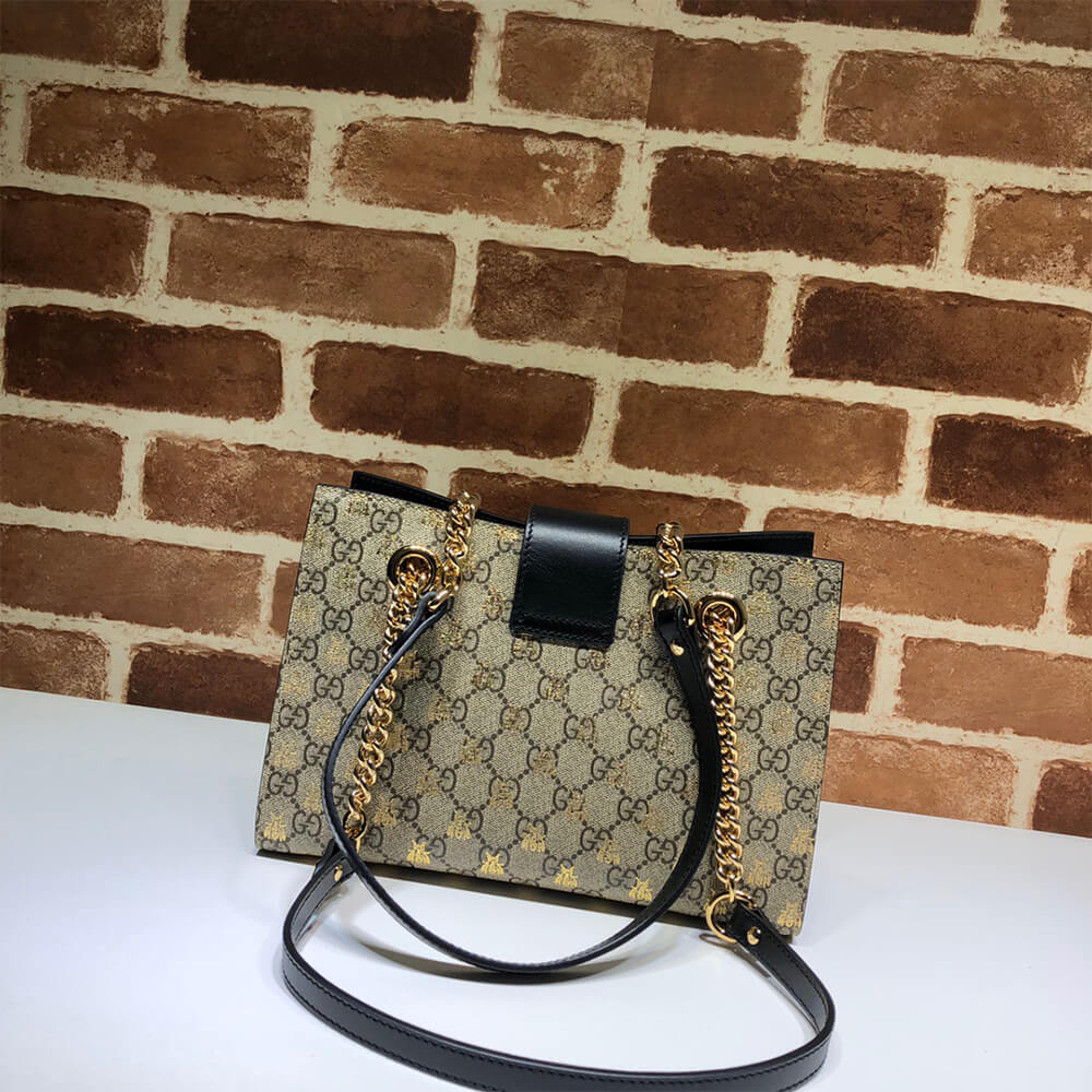 Gucci Padlock Bees Shoulder Bag - Image 4