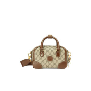 Gucci Duffle Bag With Interlocking
