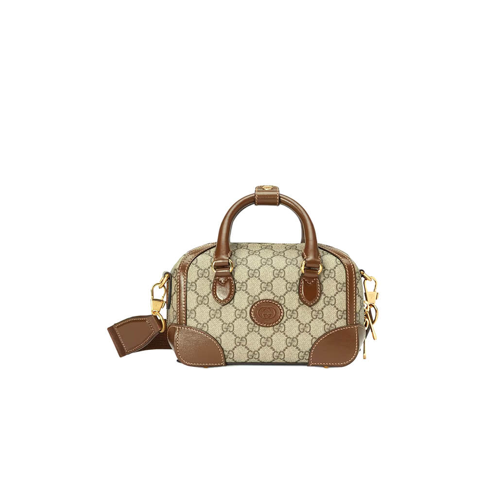 Gucci Duffle Bag With Interlocking