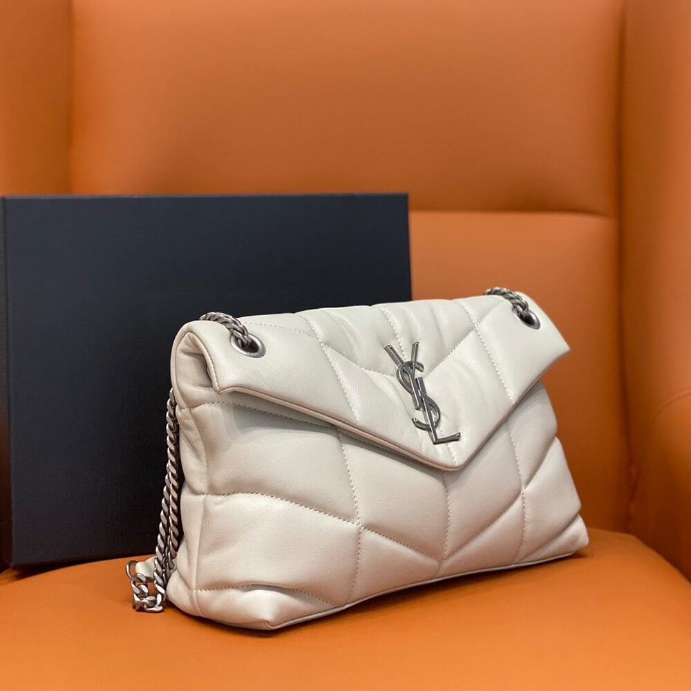 YSL Puffer Small Chain Bag In Quilted Lambskin Bag - Image 3