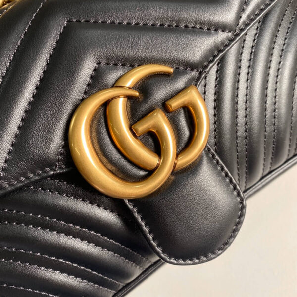 Gucci Marmont Small Matelasse Shoulder Bag - Image 8