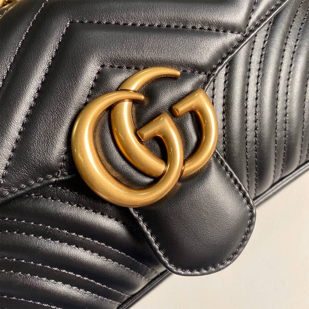 Gucci Marmont Small Matelasse Shoulder Bag - Image 8