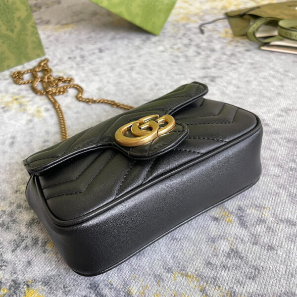 Gucci Marmont Matelasse Leather Super Mini Bag - Image 5