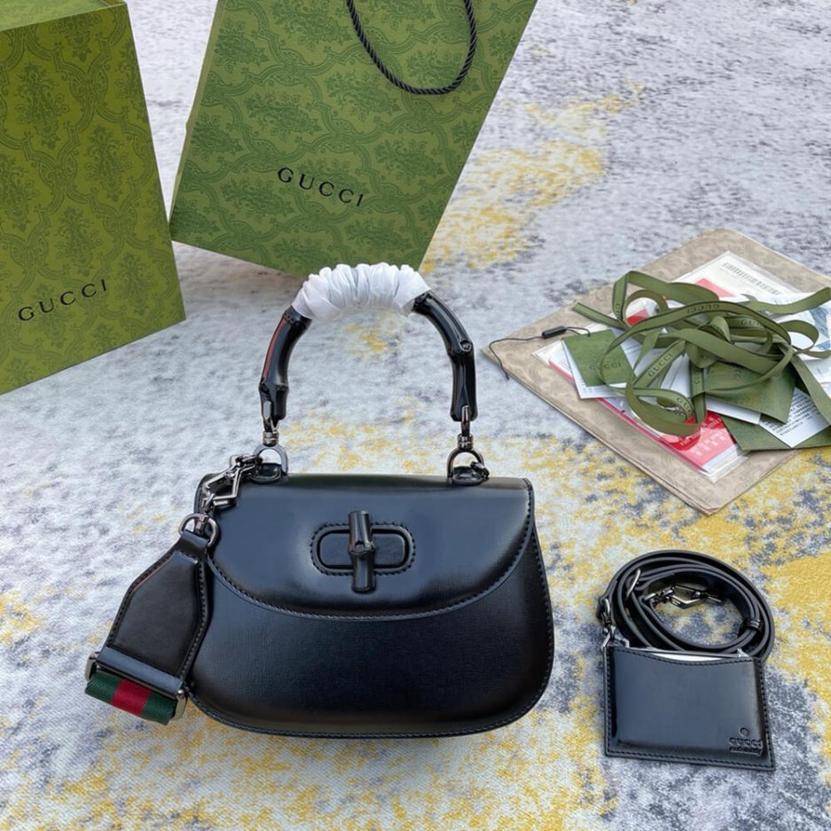 Gucci Bamboo 1947 Jumbo Small Top Handle Bag - Image 2