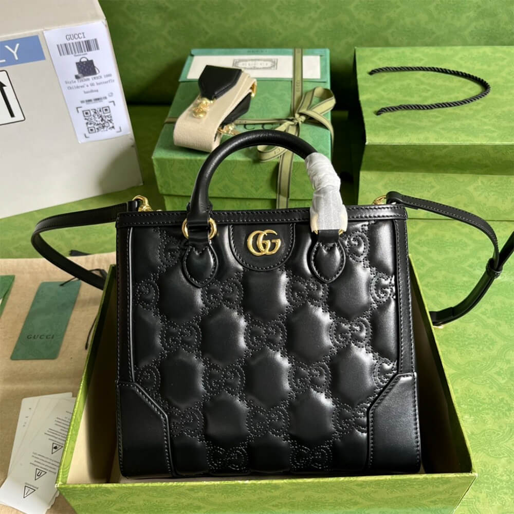 Gucci Matelasse Top Handle Bag - Image 2