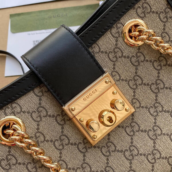 Gucci Padlock Bees Shoulder Bag - Image 4