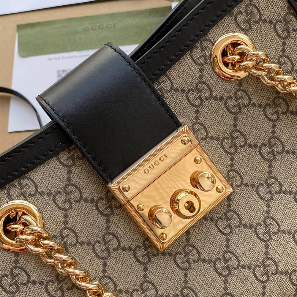 Gucci Padlock Bees Shoulder Bag - Image 4