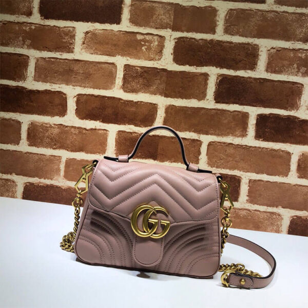 Gucci Marmont Top Handle Bag - Image 2