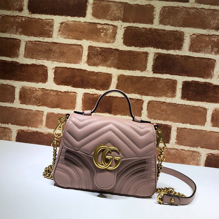 Gucci Marmont Top Handle Bag - Image 2