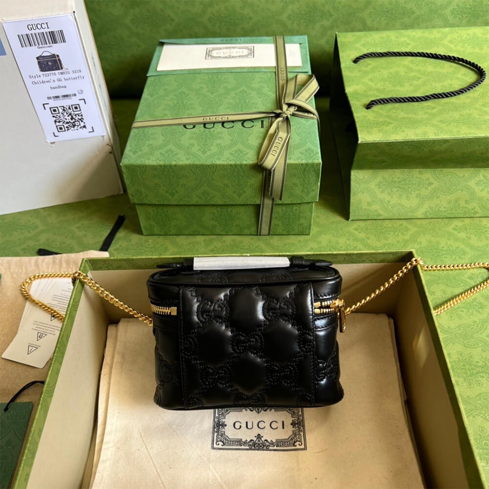 Gucci Matelasse Top Handle Bag - Image 3