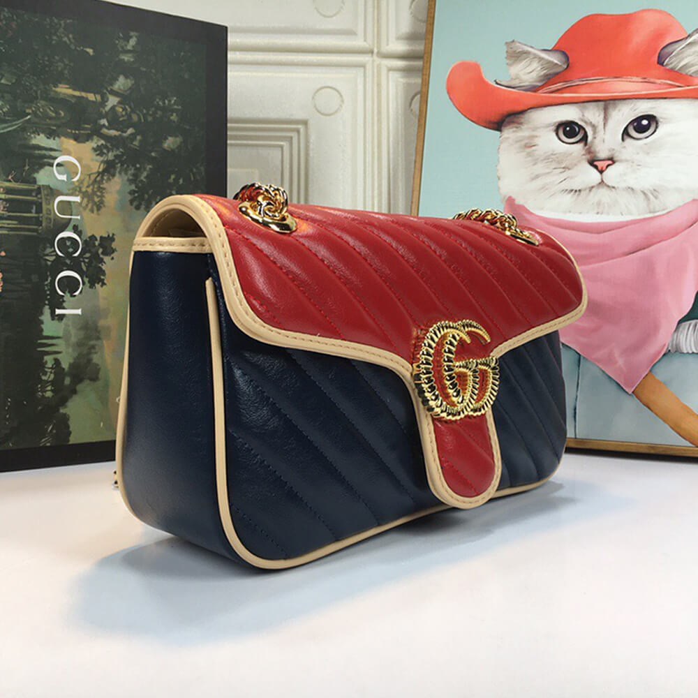 Gucci Marmont Matelasse Shoulder Bag - Image 3