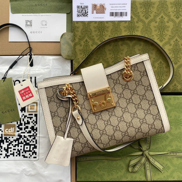 Gucci Padlock Bees Shoulder Bag - Image 2