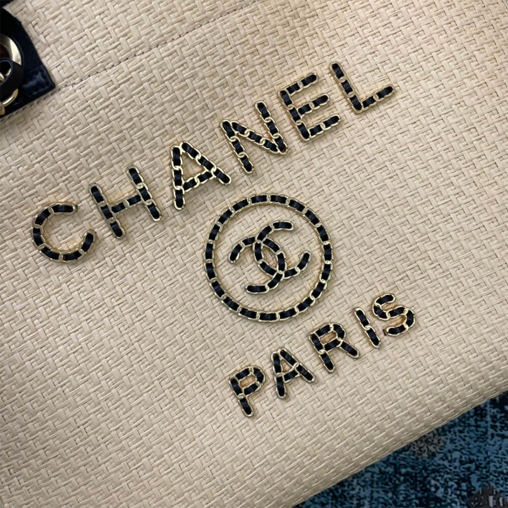 CHANEL Deauville Large Tote - Image 7