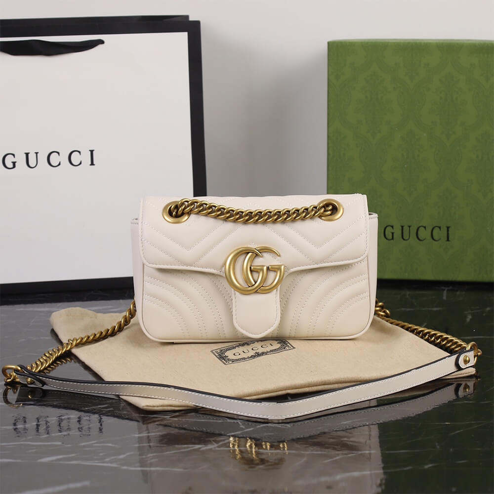 Gucci Marmont Small Matelasse Shoulder Bag - Image 2