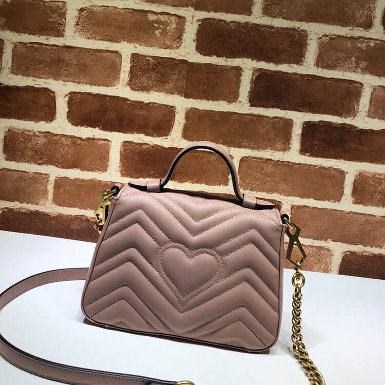 Gucci Marmont Top Handle Bag - Image 4