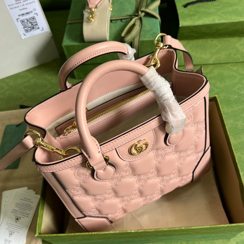 Gucci Matelasse Top Handle Bag - Image 6