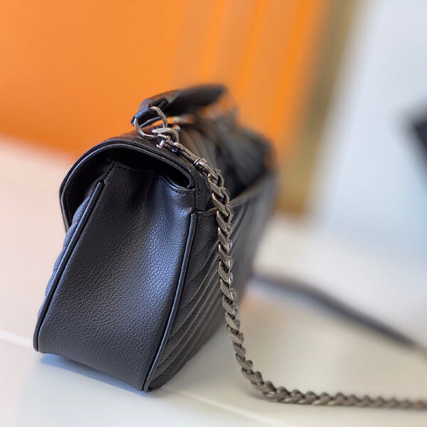 YSL College Quilted Leather Satchel Bag - Image 5