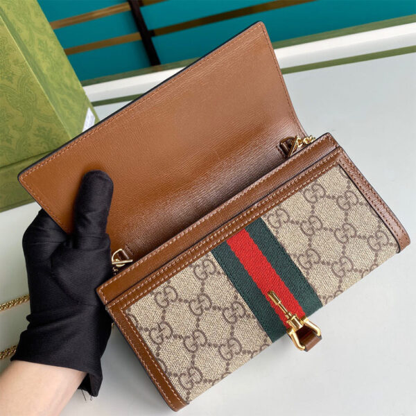 Gucci Jackie 1961 Chain Wallet - Image 5