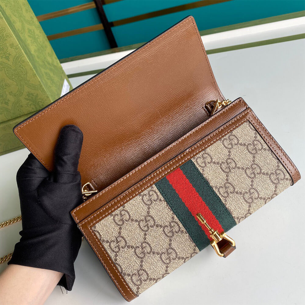 Gucci Jackie 1961 Chain Wallet - Image 5