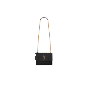 YSL Sunset Medium Chain Bag In Smooth Leather Bag