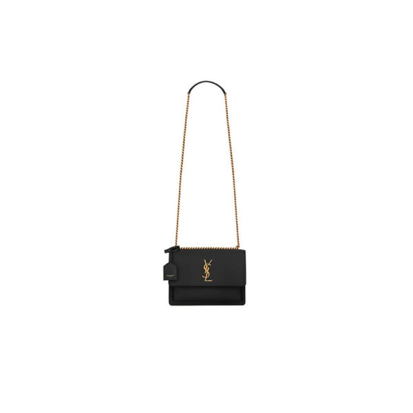 YSL Sunset Medium Chain Bag In Smooth Leather Bag