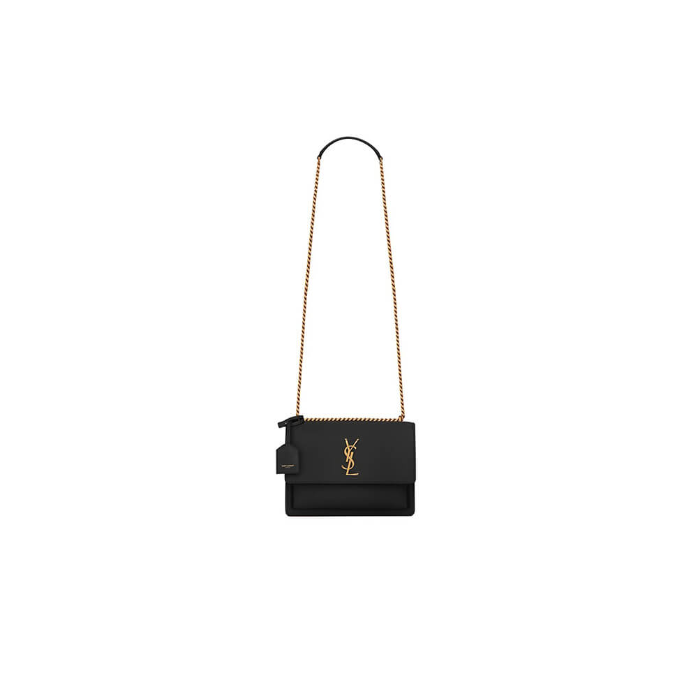 YSL Sunset Medium Chain Bag In Smooth Leather Bag