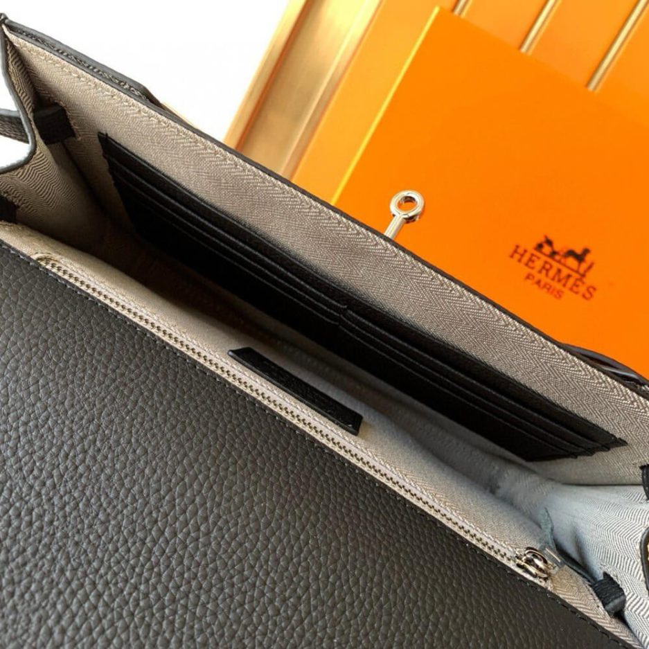 Hermes Kelly Depeches 26 Pouch Bag - Image 6
