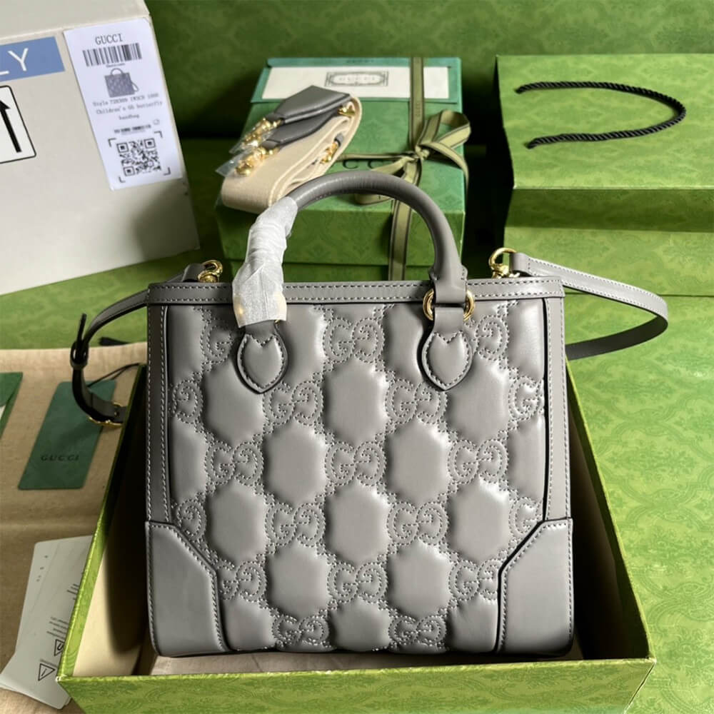 Gucci Matelasse Top Handle Bag - Image 3