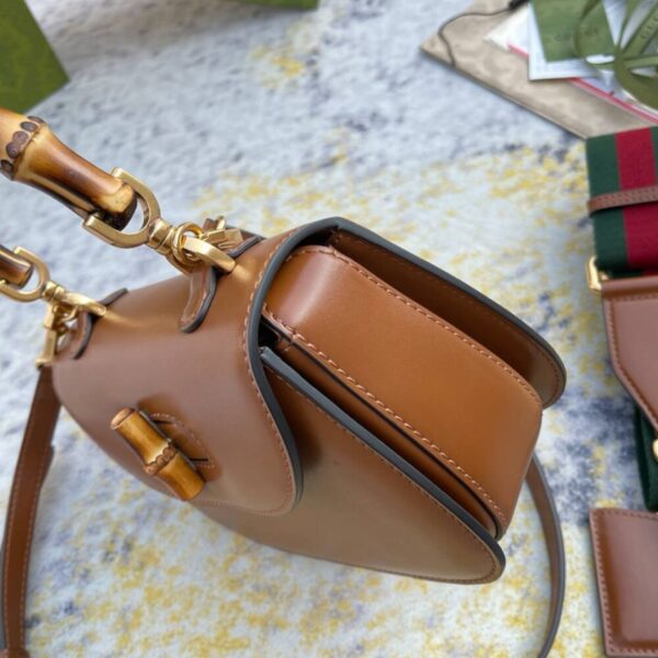 Gucci Bamboo 1947 Jumbo Small Top Handle Bag - Image 4