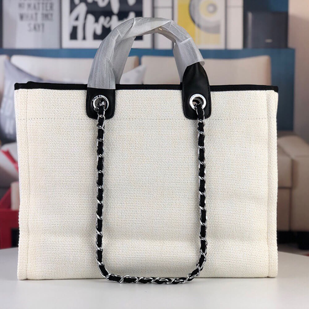 CHANEL Deauville Large Tote - Image 3