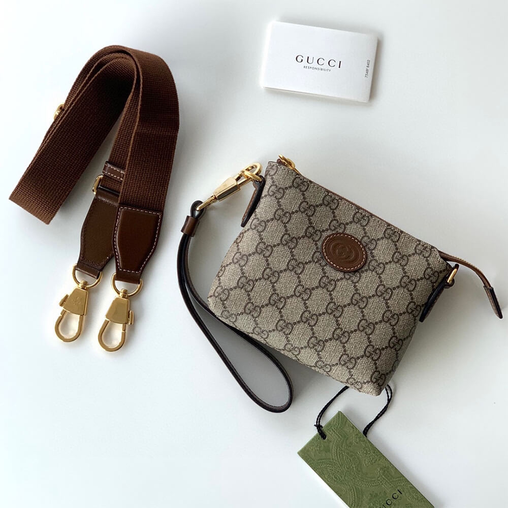 Gucci Meddenger Bag With Interlocking - Image 3