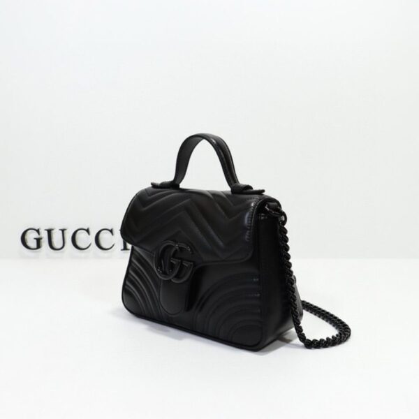 Gucci Marmont Mini Top Handle Bag - Image 4