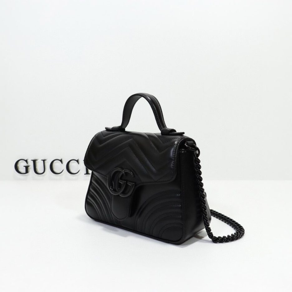 Gucci Marmont Mini Top Handle Bag - Image 4