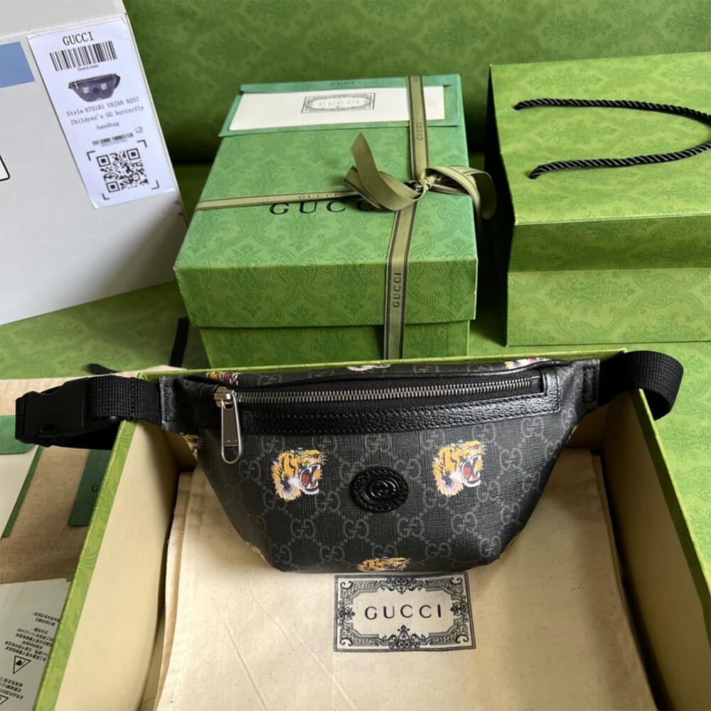 Gucci Belt Bag With Figer Print - Image 2