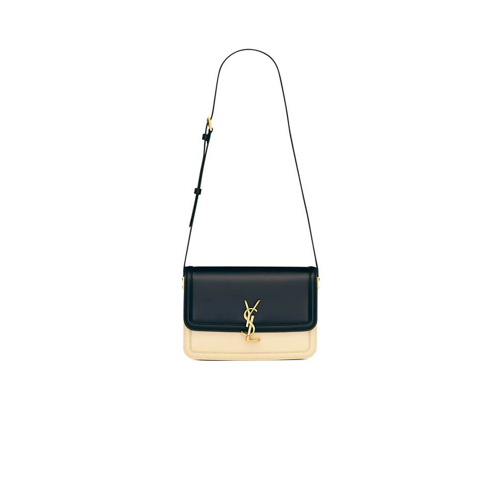 YSL Solferino Medium Satchel In Box Saint Laurent Leather Bag