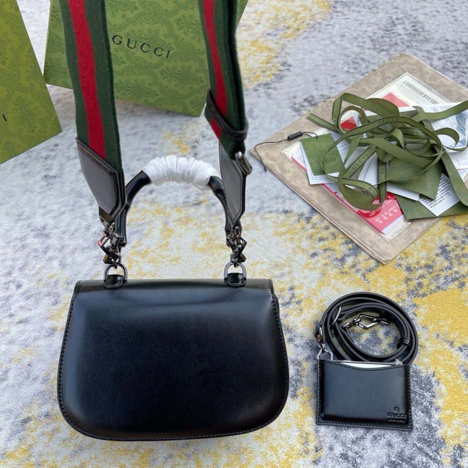 Gucci Bamboo 1947 Jumbo Small Top Handle Bag - Image 3