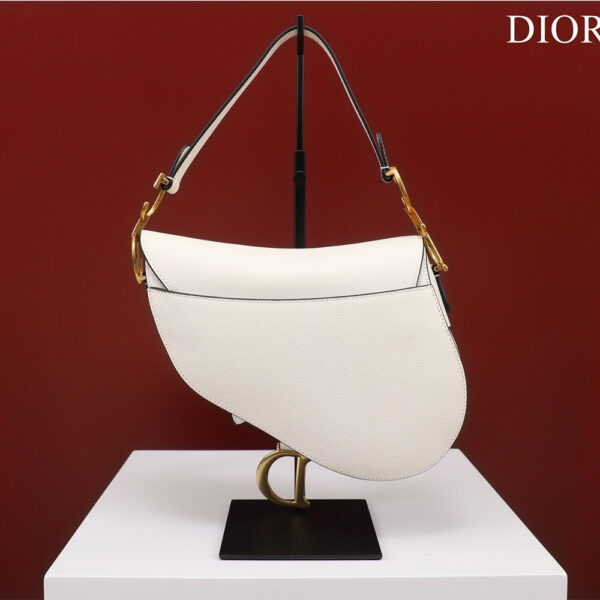 Dior Mini Saddle Bag With Strap - Image 4