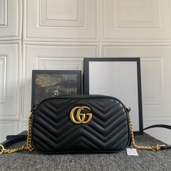 Gucci Marmont Matelasse Shoulder Bag - Image 2
