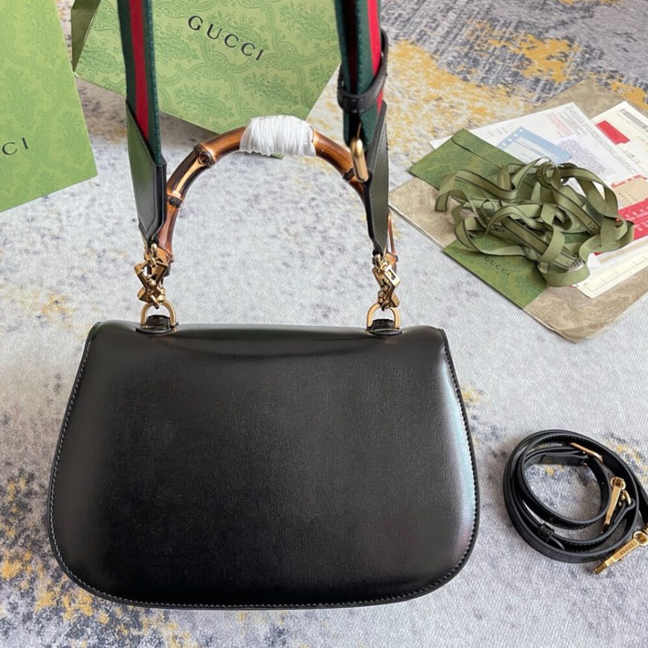 Gucci Bamboo 1947 Jumbo Small Top Handle Bag - Image 3