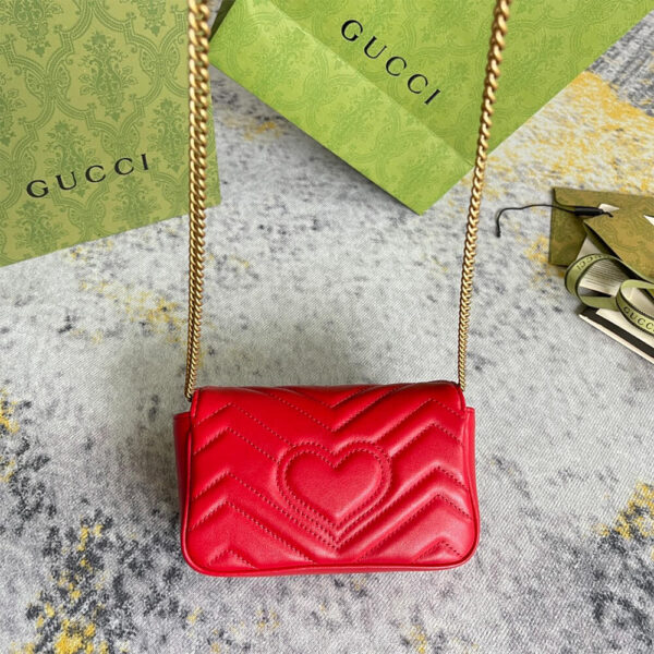 Gucci Marmont Matelasse Leather Super Mini Bag - Image 7