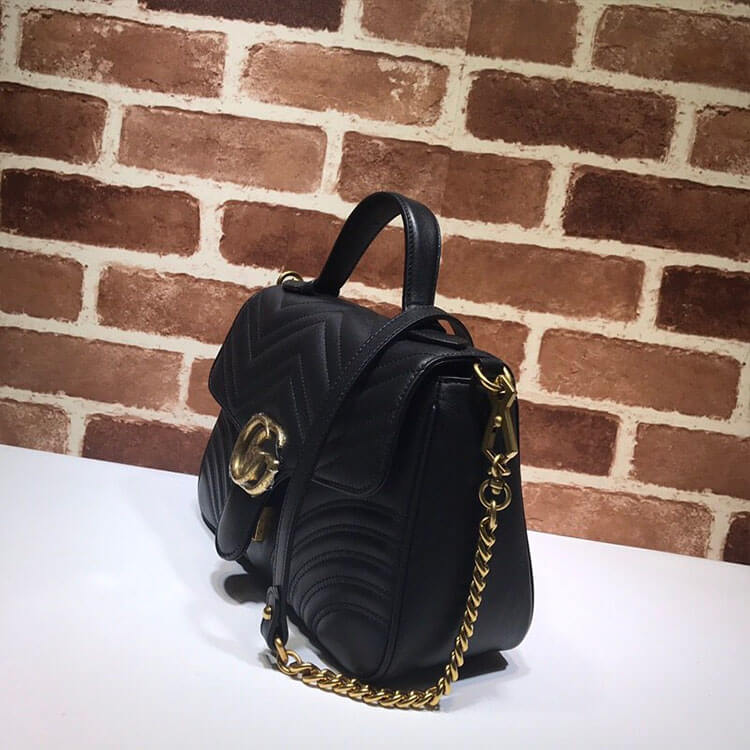 Gucci Marmont Top Handle Bag - Image 3